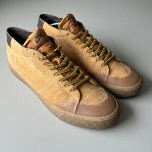 NIKE SB Blazer Zoom Chukka XT Premium Bronze Tan Mens z 10.5 Y2k AV3529-772